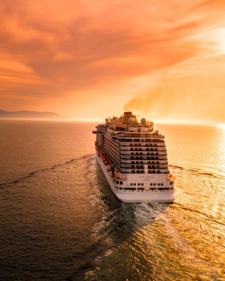 white cruise ship