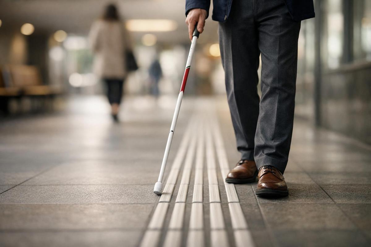 Réglementation pour bande de guidage PMR : comprendre les règles essentielles