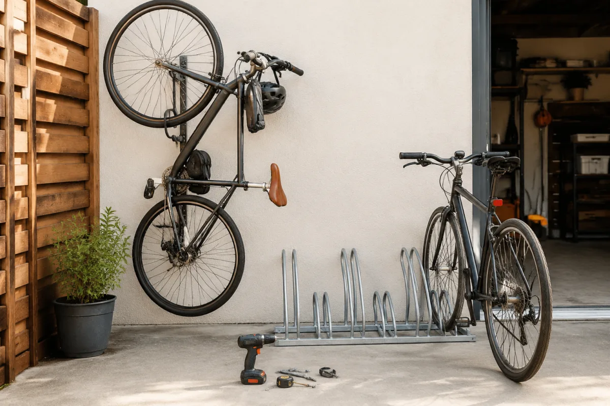 Installer un râtelier vélo : guide complet du choix à la fixation